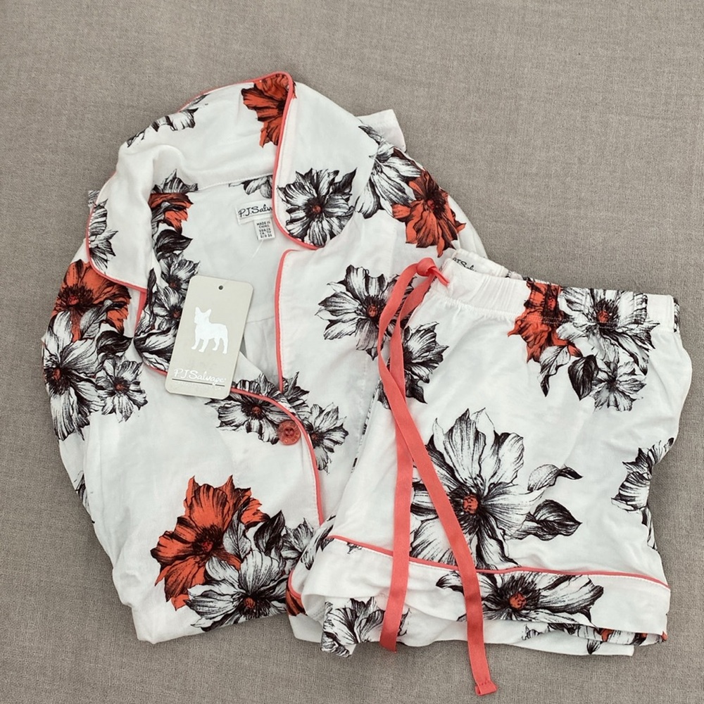 PJ Salvage Top & Bottom Pajama Set